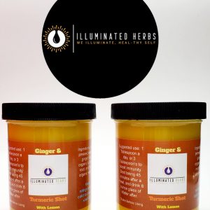 (2) Organic Ginger, Turmeric, & Lemon Shot (Sale)